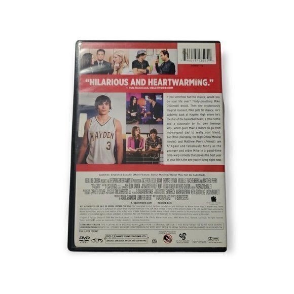 17 Again - DVD - Zac Effron Widescreen & Full-Screen - Picture 2 of 3